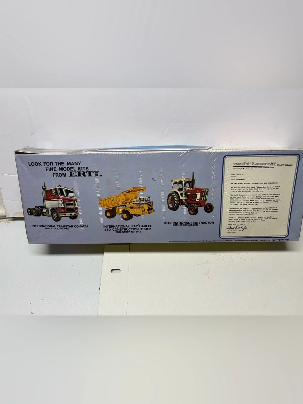 Vintage ERTL Great Dane Flatbed Trailer 1/25 Scale RARE 1974 Model Kit - SEALED